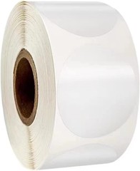 1000 Pcs Clear Retail Package Seals 1 Inch Round Circle Wafer Seal Sticker