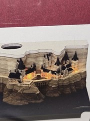 2026 Magical Wizard Castle 3D Calendar, Memo Pad Desk Calendar For Home Office