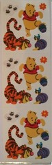 Sandylion Disney Fuzzy Sticker -Winnie the pooh -1 strip (3 mod) -13402