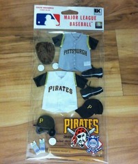PITTSBURGH PIRATES Scrapbook 3D Uniform Sticker Set Major League Baseball MLB