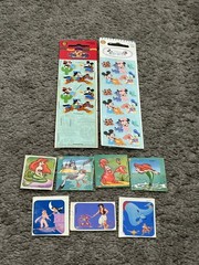 Vintage Disney Stickers – Sandylion – Mickey, Little Mermaid, Aladdin 1990s