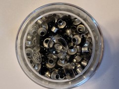 Stampin Up 193pc BLACK Mini Eyelets 1/8 inch 3mm Hole Embellishment 2002