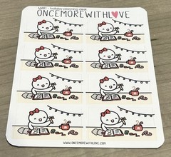 Once More With Love Christmas Holiday Planning Desk Sticker Sheet OMWL Stickers