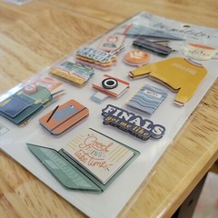 Lot Of 7 New Stickers for Scrapbooking & Crafts Gifts College Road Trip Summer