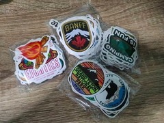 50Pcs Outdoor Camping Serie1 Stickers Travel Adventure Nature Decals Waterproof