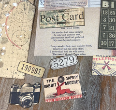 12 Pc DIY Vintage Tag Kit Junk Journal Collage Scrapbook Card Toppers Crafts