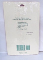 Hallmark Christmas Reward Stickers 3 Cheers Ho Ho Honors OK! 1989 Opened Package