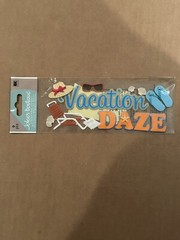 Rare Jolee’s Vacation Daze Hag Chair Flip Flops Scrapbook Stickers