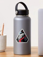 Artemis II Patch Sticker, NASA Retro Sticker, Moon Space Logo Waterproof Vinyl