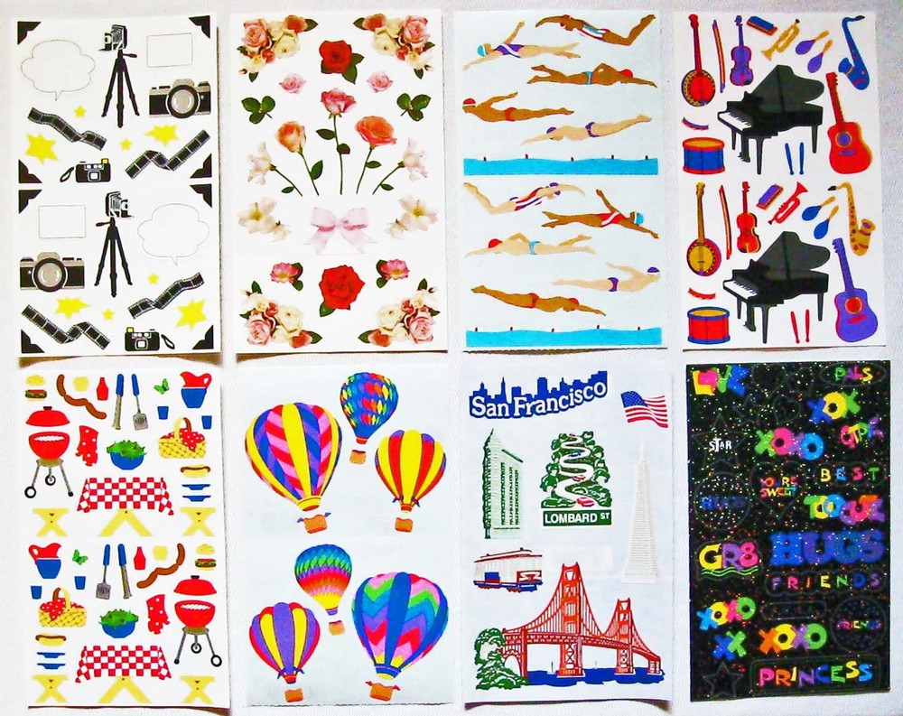 Mrs Grossman Vintage 4×6′ Sticker Sheets- Any Design, 3 sheets – $4.29 (lot D)