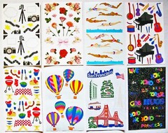 Mrs Grossman Vintage 4×6′ Sticker Sheets- Any Design, 3 sheets – $4.29 (lot D)