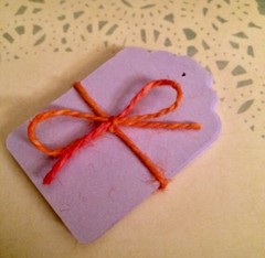21 Hand Punched Lilac Gift Tags, Scrapbook, Crafts, etc.