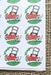 Trend Enterprises Scratch N Sniff Stinky Stickers Lawn Mower Grass 2 Sheets