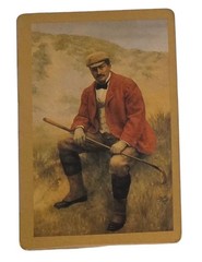 Man Woman Golfers from 1900s Cards for Junk Journal Scrapbooking Crafts
