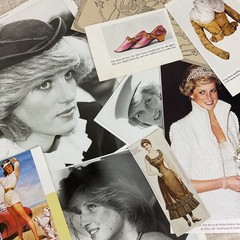 Curated Vintage Fashion Ephemera Collection | Princess Diana, Jackie O & More