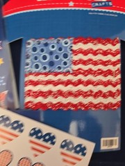 Patriotic Scrapbooking Sticker Lot Of 11 Includes Iron On Flag