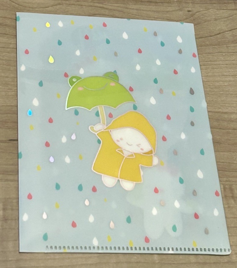New Happie Scrappie x OMWL Collab Green Frog Munchkin Large Sticker Folder