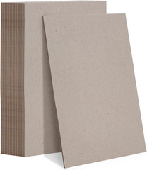 Heavy-Duty Chipboard Sheets 8.5 x 11-20 Pcs, Goefun 80pt/2mm Thick Greyboard Boo