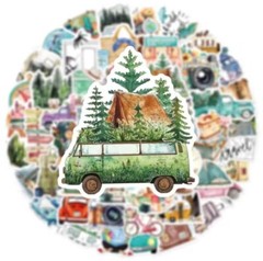 10/30/50Pc Outdoor Travel Laptop Phone Scrapbook Journal Stickers lot Aesthetic