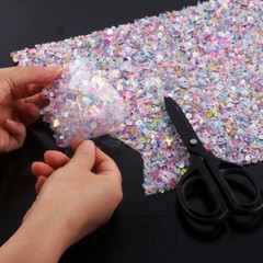 Bling Car Diamond Crystal Rhinestone Adhesive Sticker Sheet Diamante Crafts Glue