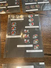 80’s Sticker Sample Pages Slicker Stickers Prisms Clowns Christmas Butterflies