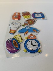 Vintage Russ Super Stick Ons Puffy Googly Eyes Stickers, Very Rare