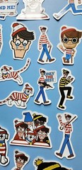 Where’s Waldo Stickers Set (50 Pcs) Novelty Stationery Scrapbook -Waterproof