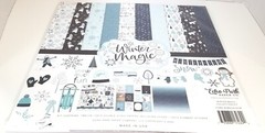 WINTER MAGIC (1) 12×12 Sheet of Echo Park Paper Scrapbook Element Stickers-New