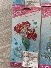 Jolee’s DISNEY PRINCESS Bling Sticker Ariel The Little Mermaid