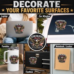 2pcs 250th Anniversary USA Stickers – Patriotic American Flag Decals for Cars, T