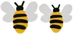 Bee Cutout Shapes – 20 Pieces – for Craft, Decoration, Bulletin Board
