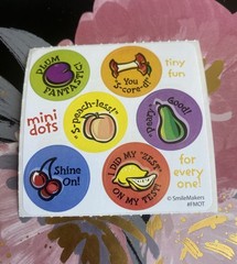 SmileMakers Scratch N Sniff Mini Dots Fruits Sticker Mod 2.5” Inches