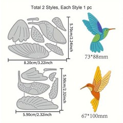 Hummingbird bird metal cutting dies cut machine cutter die