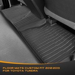 Floor Mats for Toyota Tundra: 2012 2013 CrewMax Cab & Double Cab,for Toyota T…