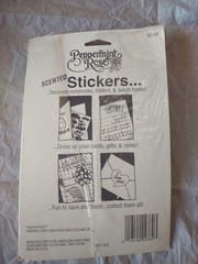 Vintage NEW American Greetings Forget Me Not Peppermint Rose Scented Stickers