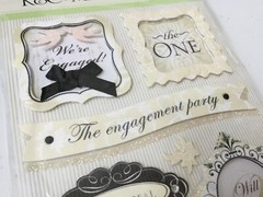 K Company *WEDDING* Scrapbooking Lot ~ Jolee’s Stickers ~ 16 Packs NEW
