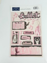 Karen Foster Design Ballet Stickers Acid Free Lignin Free #10478