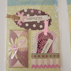 K & Co. ~2 packs ~Brenda Walton~ Memory Pockets~ NEOPOLITAN~ Scrapbooking~ NEW