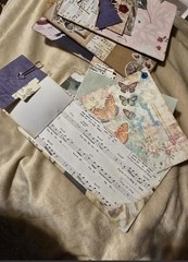 Handmade Junk Journal cards Altered Jumbo Playing Cards, Set Of 5