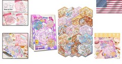 20 Reusable Kawaii 3D Stickers for Kids & Adults – Perfect for Holiday Gifting
