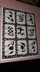 Vintage Hallmark Stickers Cows Cowabunga 1 Sheet (Age Discoloration)