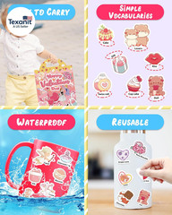 Reusable Sticker Books for Kids, Sticker Books for Toddlers, Toddler Travel Toys