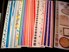 Creative Memories Lot Stickers, Winter, Earthtones, Blues, Neutrals, Gr Lengths