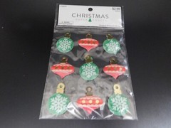 Christmas paper crafts Christmas ornaments 3D 9pc