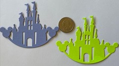 ROCKING CASTLE Die-Cut Set (4pc)Disney•Mickey Heads •Flags•Cartoon•Card Making•