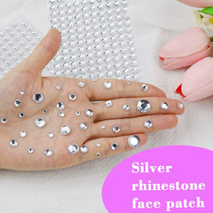 1799Pcs Self Adhesive Face Gems Stickers, Hair Gems Rhinestones Stickers, Bling