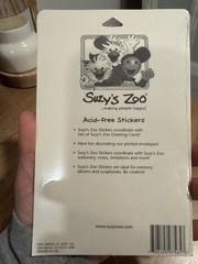 Vintage Sticker Lot 4 Packages Suzy’s Zoo, Halloween, Photo Humor Speech Bubbles