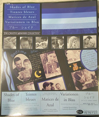 CM022 – CREATIVE MEMORIES PHOTO MOUNTING PAPER – SHADES OF BLUE – 10×12
