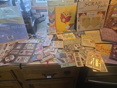 HUGE scrapbooking supplies lot free shipping