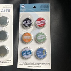 Li’l Davis Designs Bottle Caps, Travel Bottle Caps & Custom Bottle Caps-Lot Of 3
